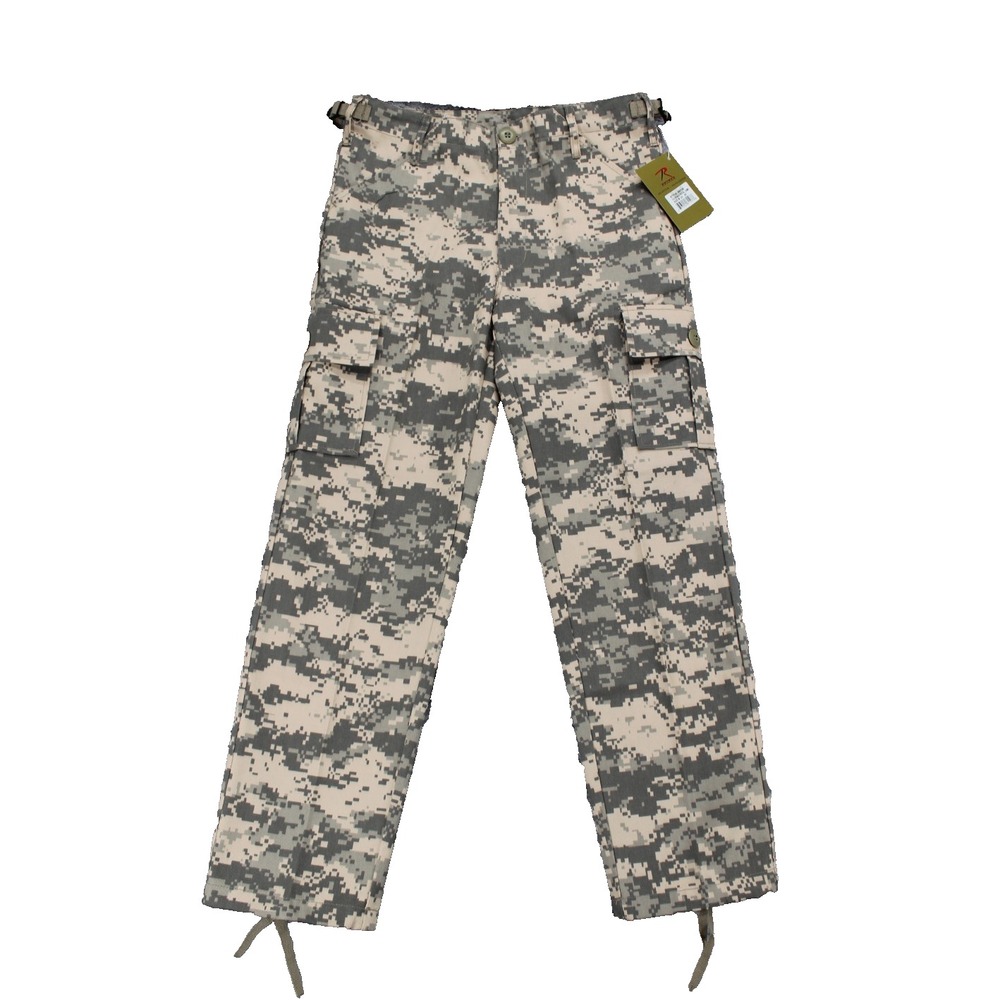 Rothco Camouflage Pants Kid's‎ Medium Jr GI BDU Fatigue ACU Digital Camo NWT